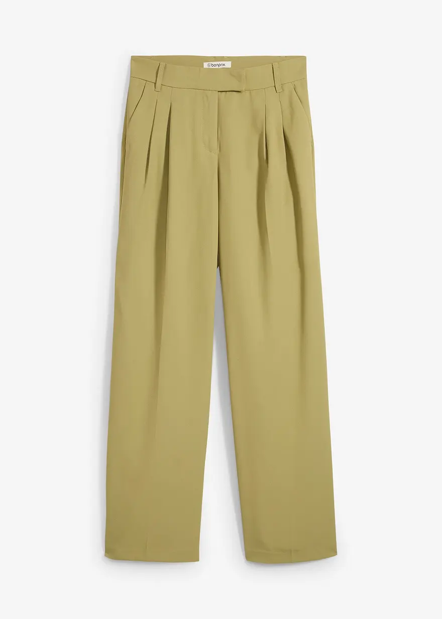 Weite Bundfaltenhose
