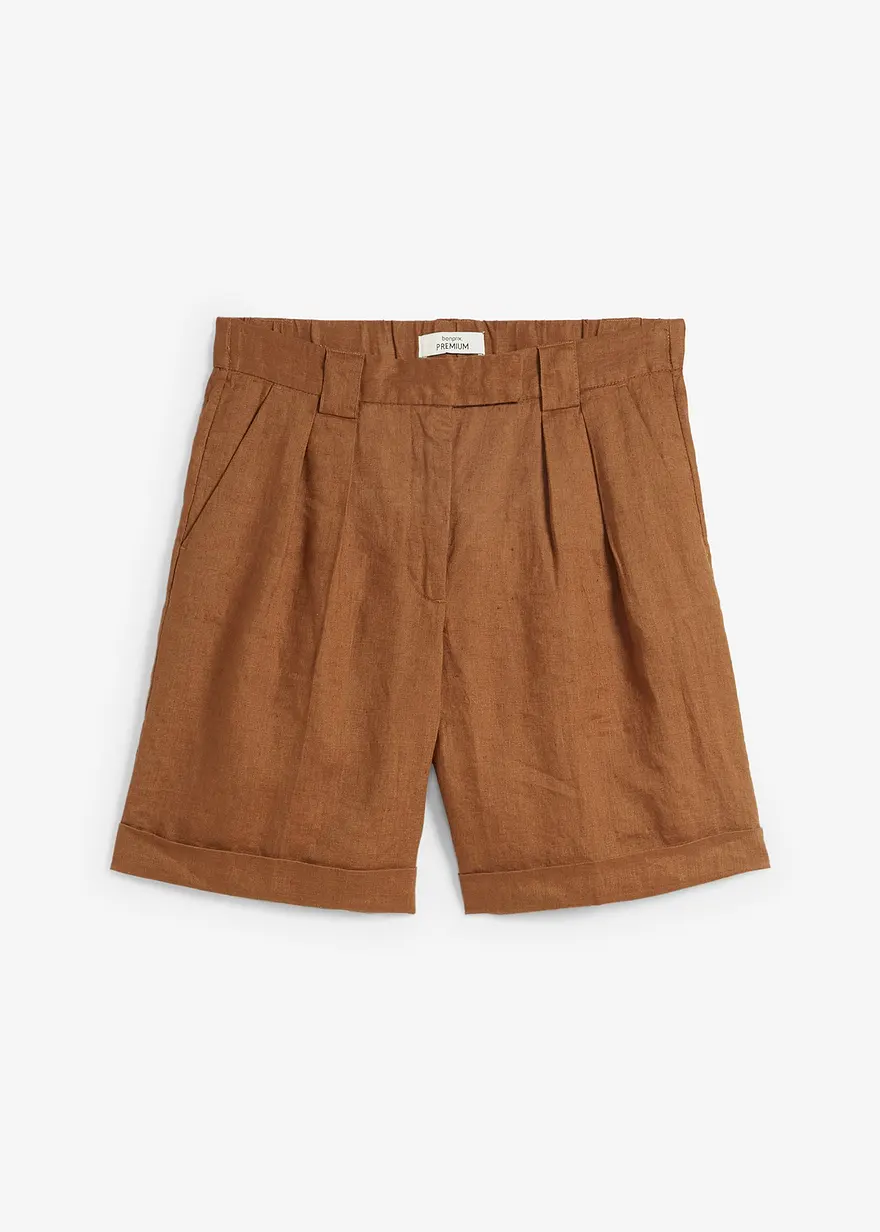 Bermudas aus reinem Leinen
