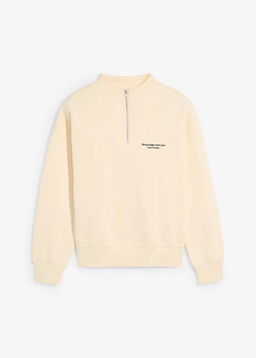 Oversize-Sweatshirt aus reiner Bio-Baumwolle