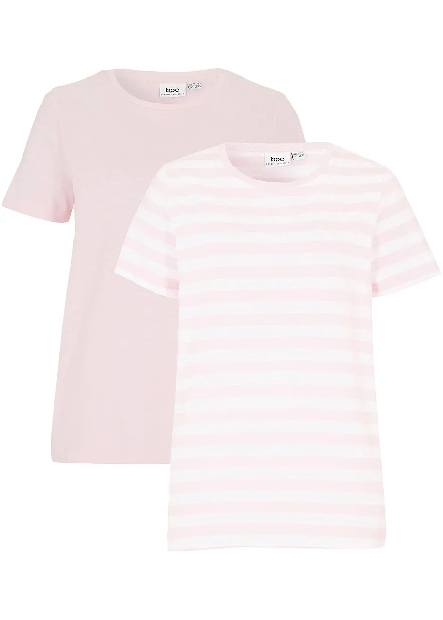Rundhals-T-Shirt (2er Pack)