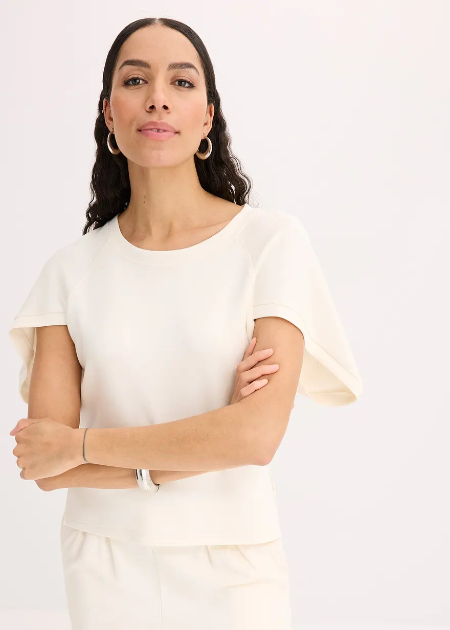 Oversize-Shirt aus fließendem Viskose-Mix