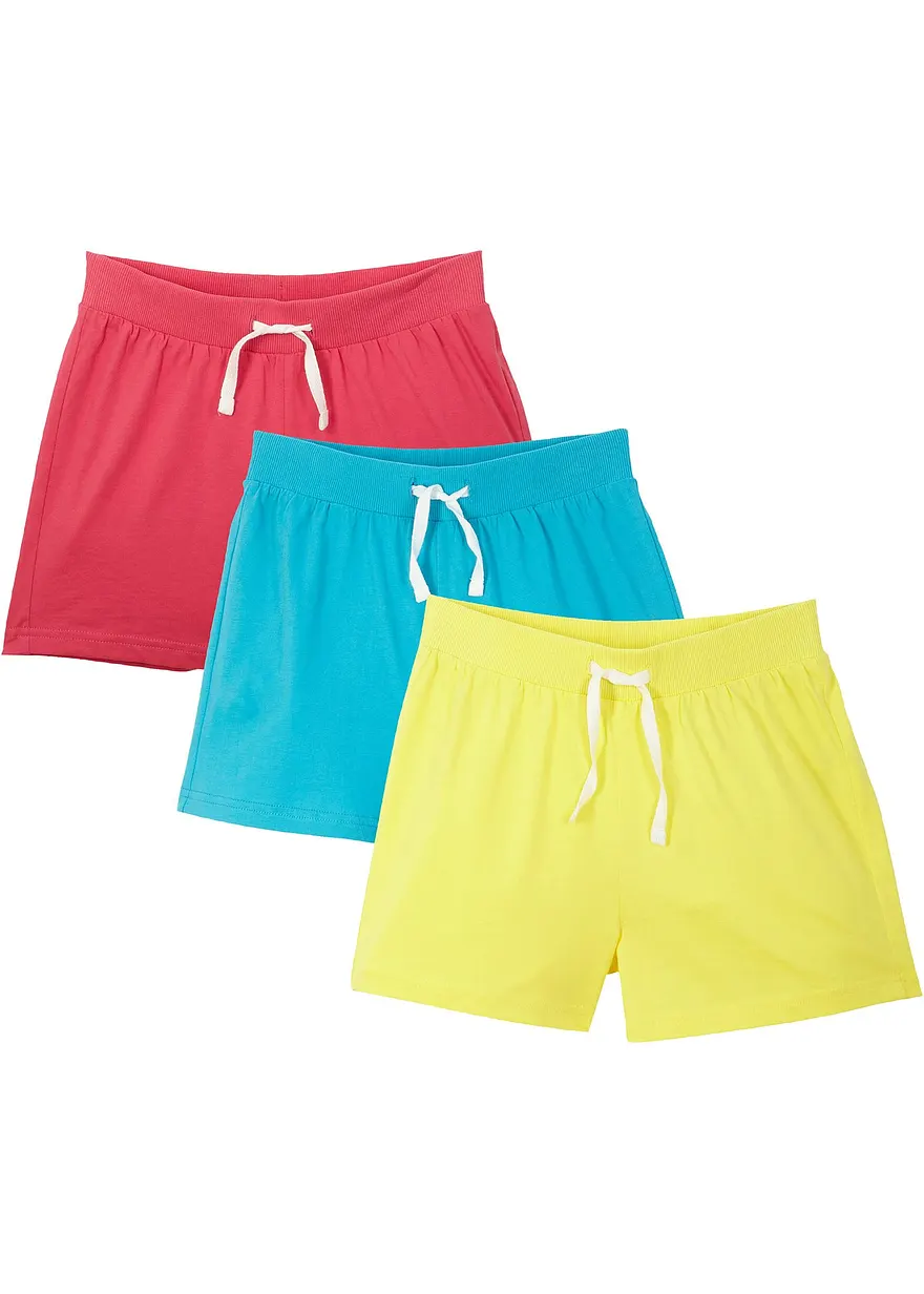 Jersey-Shorts aus reiner Bio-Baumwolle (3er Pack)