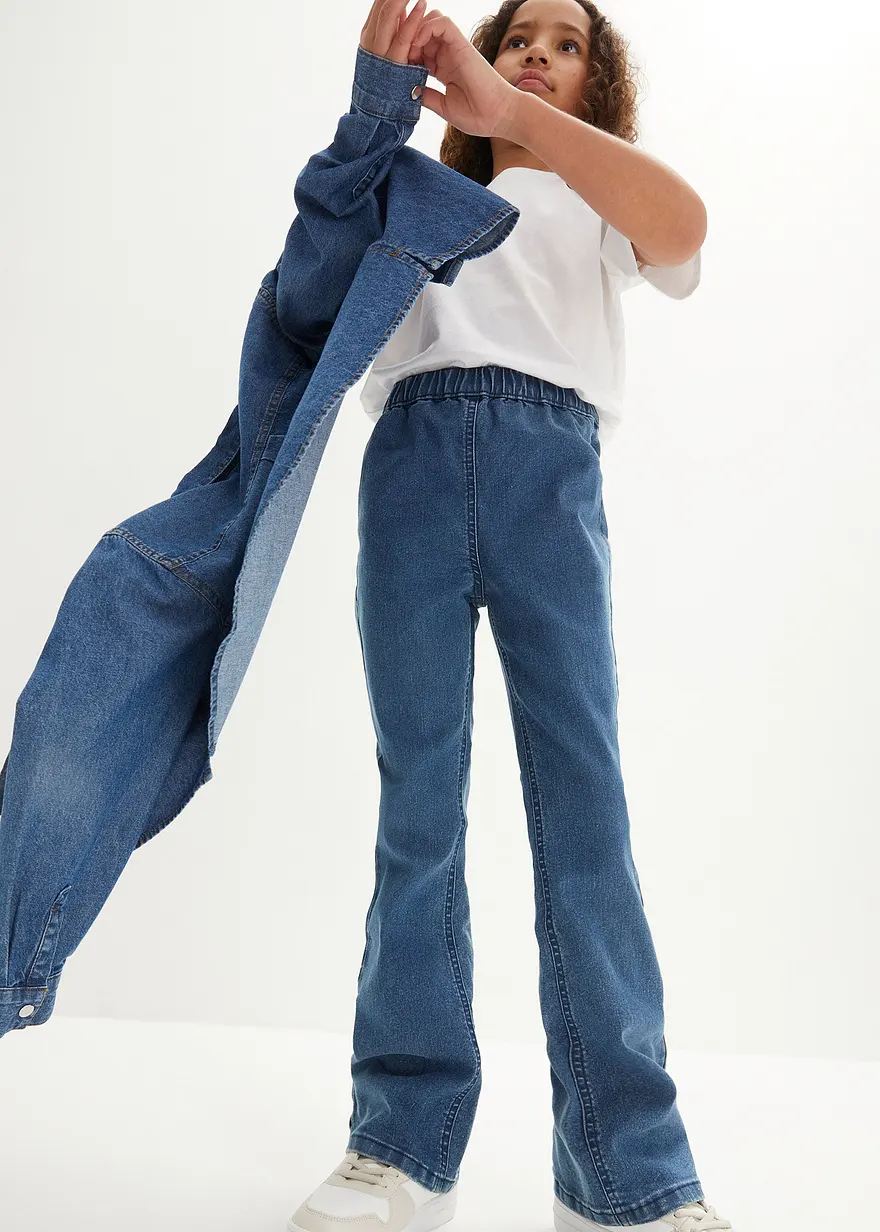 Flared Jeggings Mid Waist