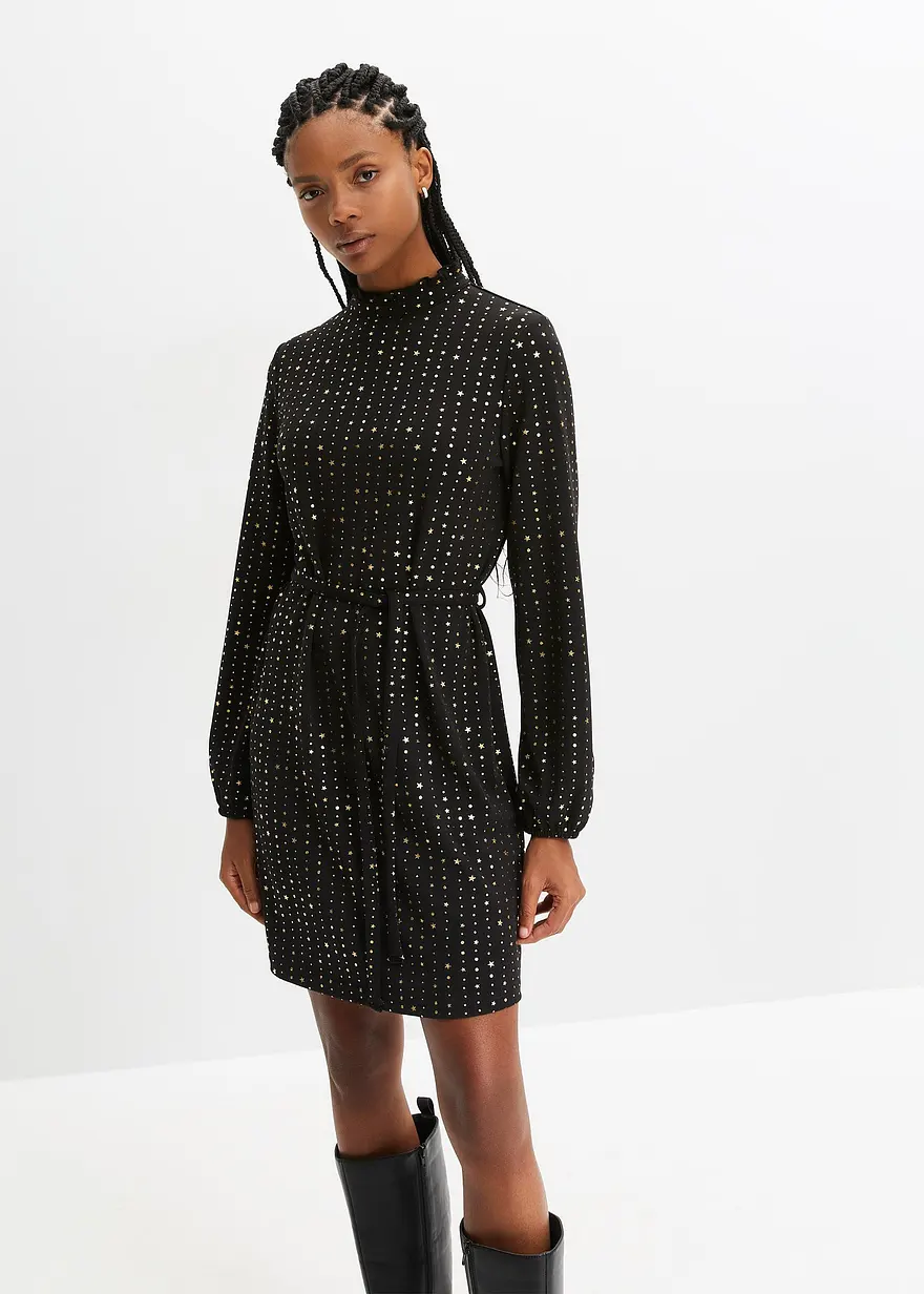 Minikleid mit Bindeband