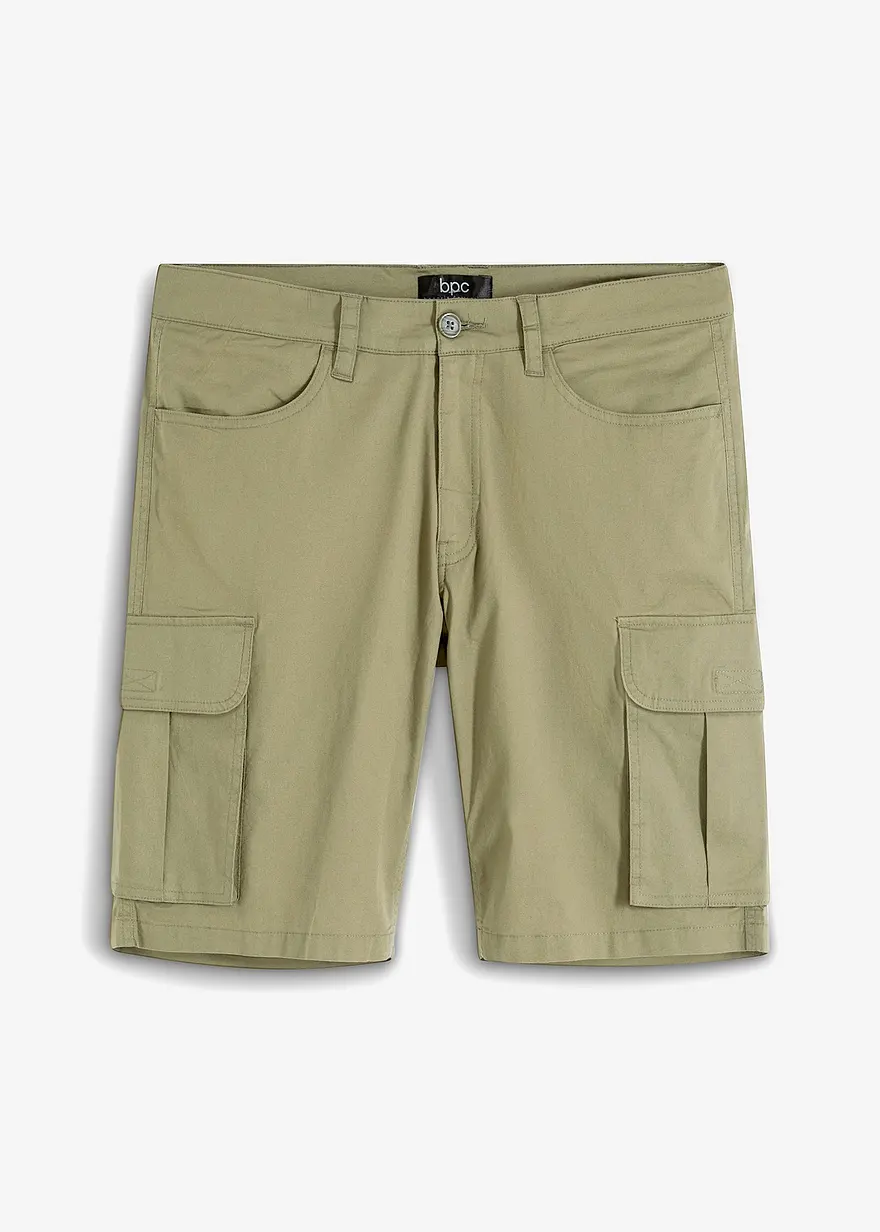 Stretch-Cargo-Bermuda, Regular Fit
