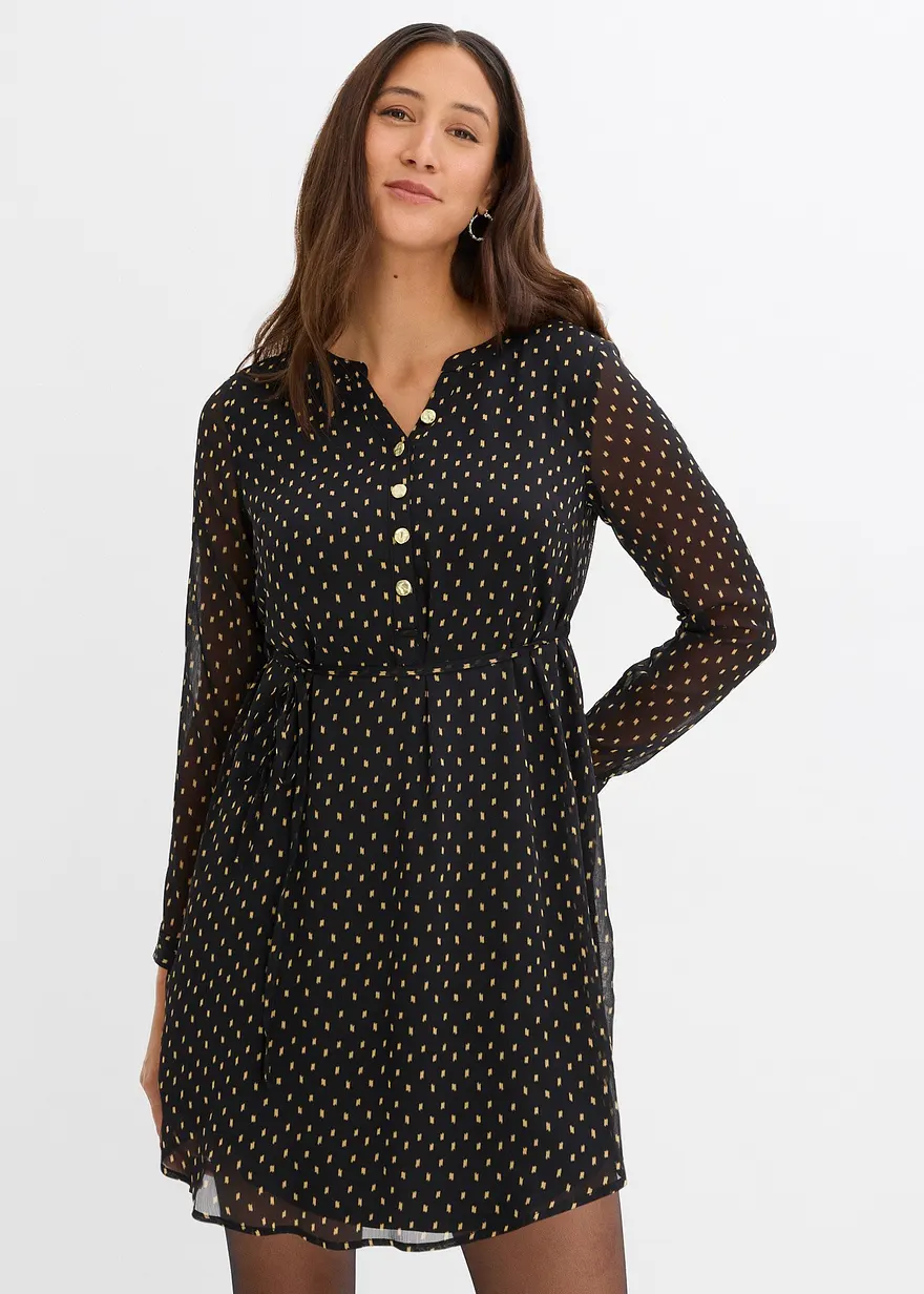 2-in-1 Umstands- und Stillkleid aus Chiffon