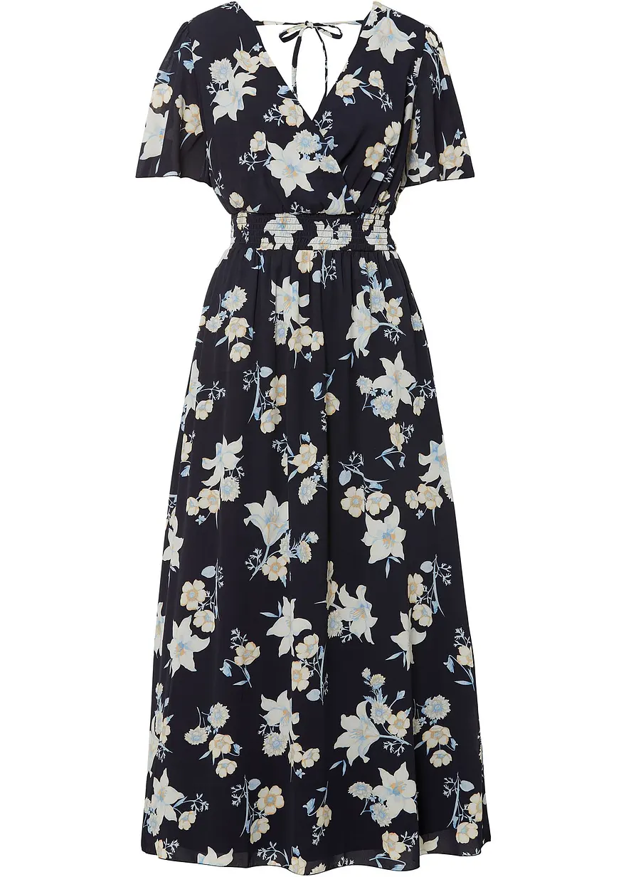 Maxikleid mit Blüten-Print