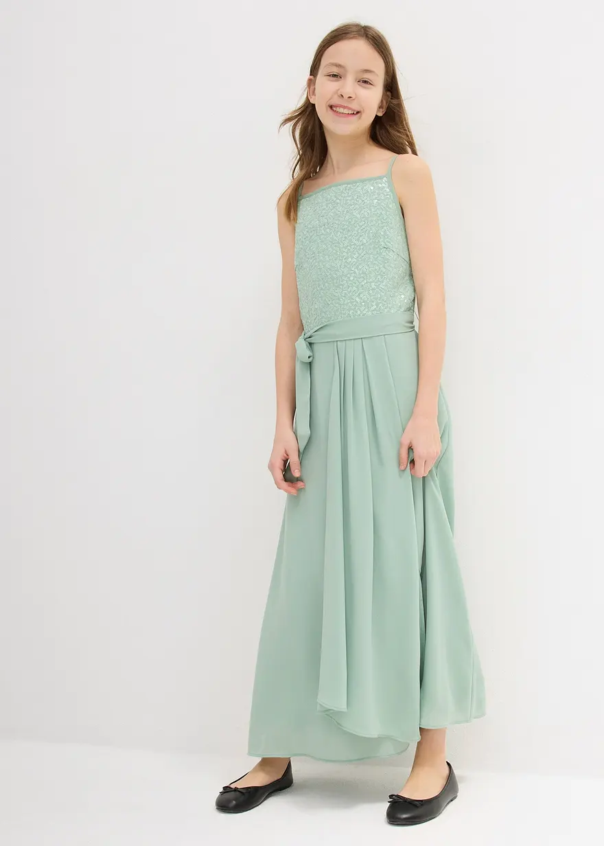Maxikleid mit Pailletten