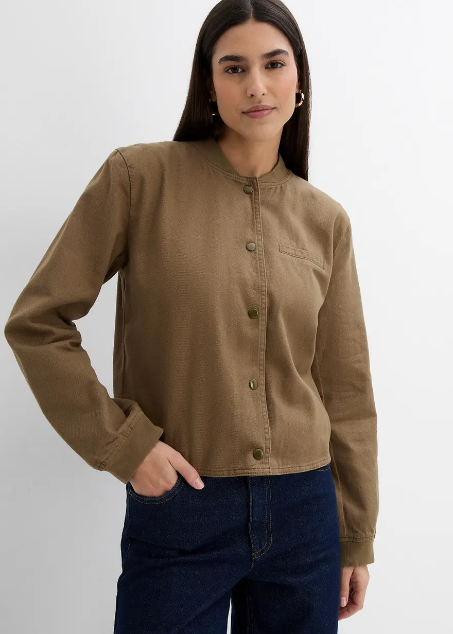 Pilotenjacke aus reiner Baumwolle