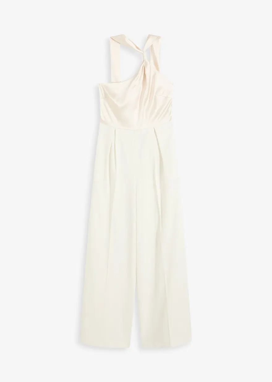 Jumpsuit aus fließendem Satin