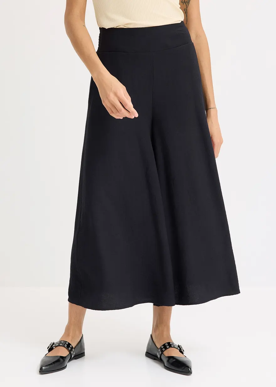 Culotte mit leichtem Crincle-Effekt
