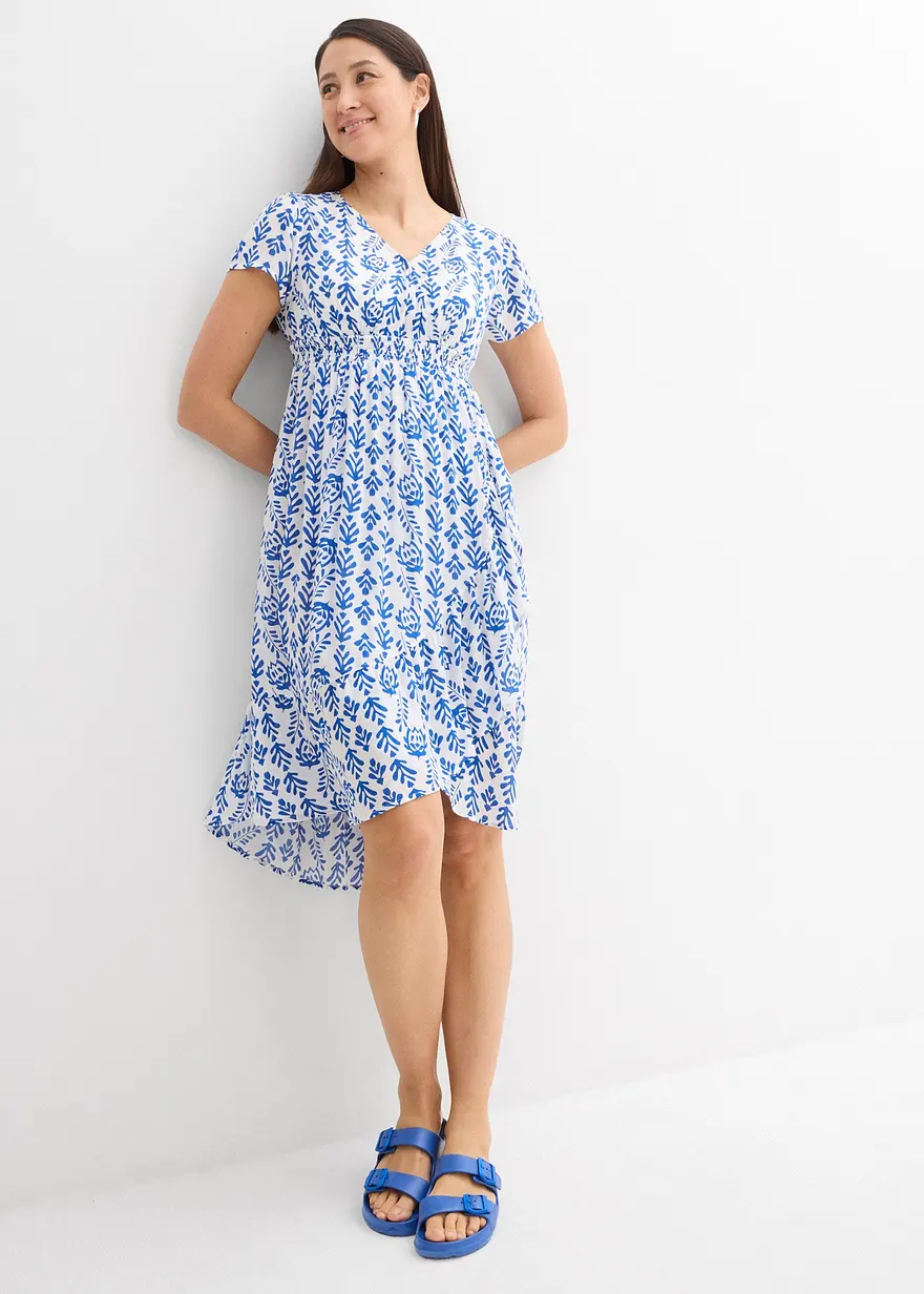 2-in-1 Umstands- und Stillkleid aus fließender Viskose