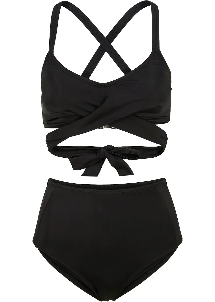 Bustier-Bikini (2-tlg.Set) mit Bindedetail
