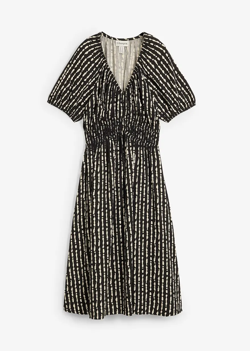 Midikleid aus softer Viskose