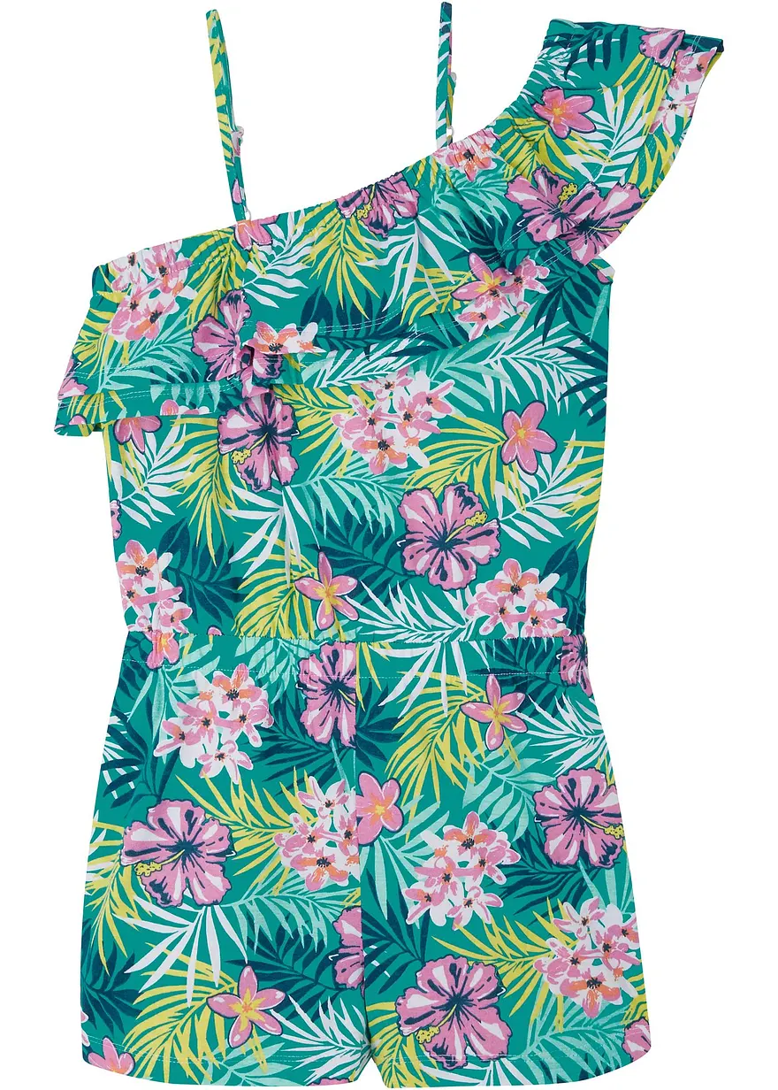 One-Shoulder-Jumpsuit aus reiner Bio-Baumwolle