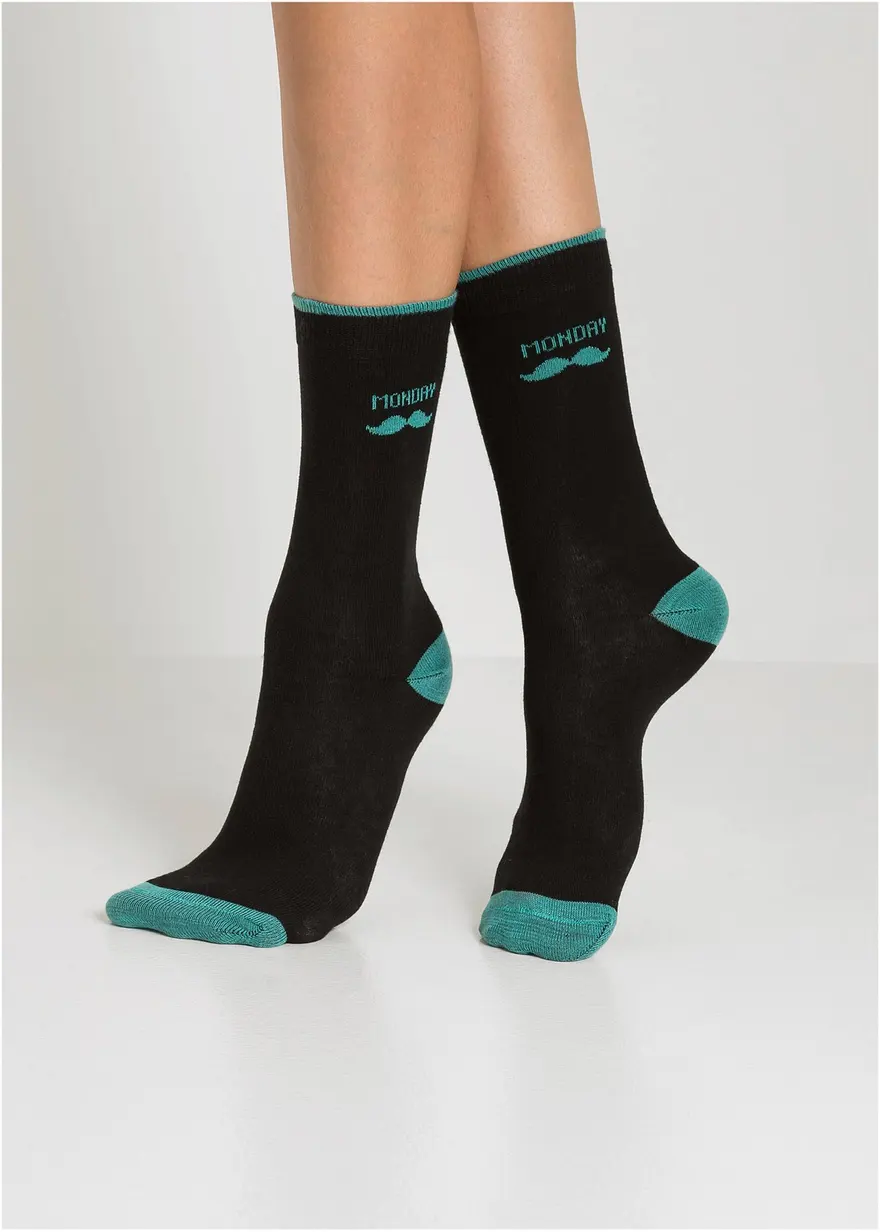 Socken Wochentage mit Bio-Baumwolle (7er Pack)