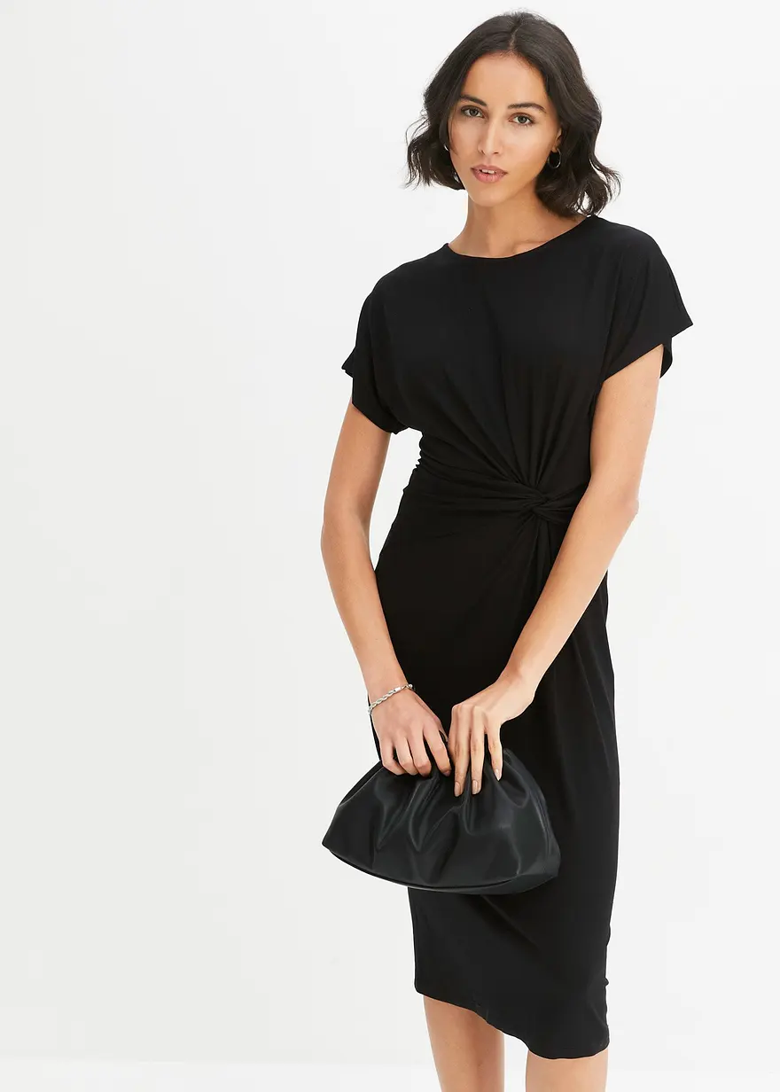 Jerseykleid aus fließender Viskose