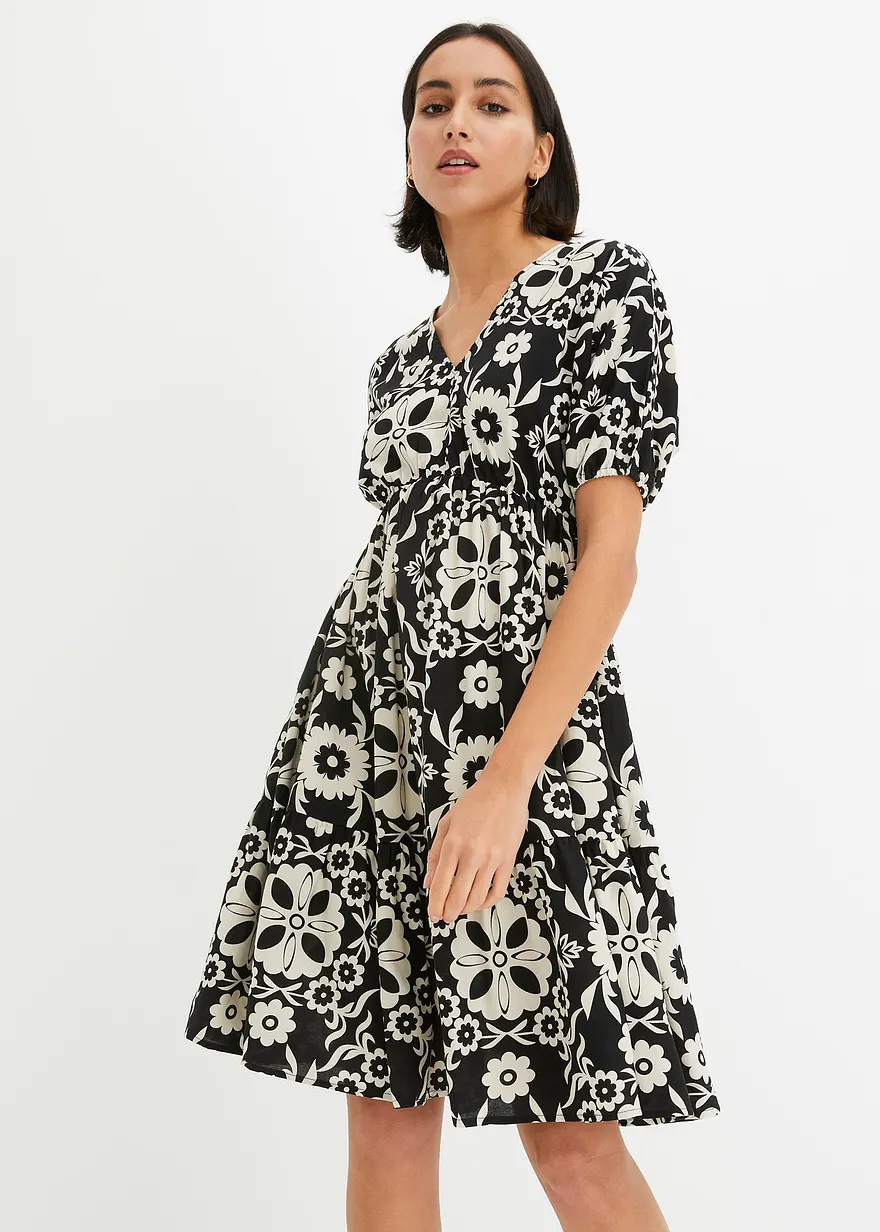 Kleid aus fließender Viskose