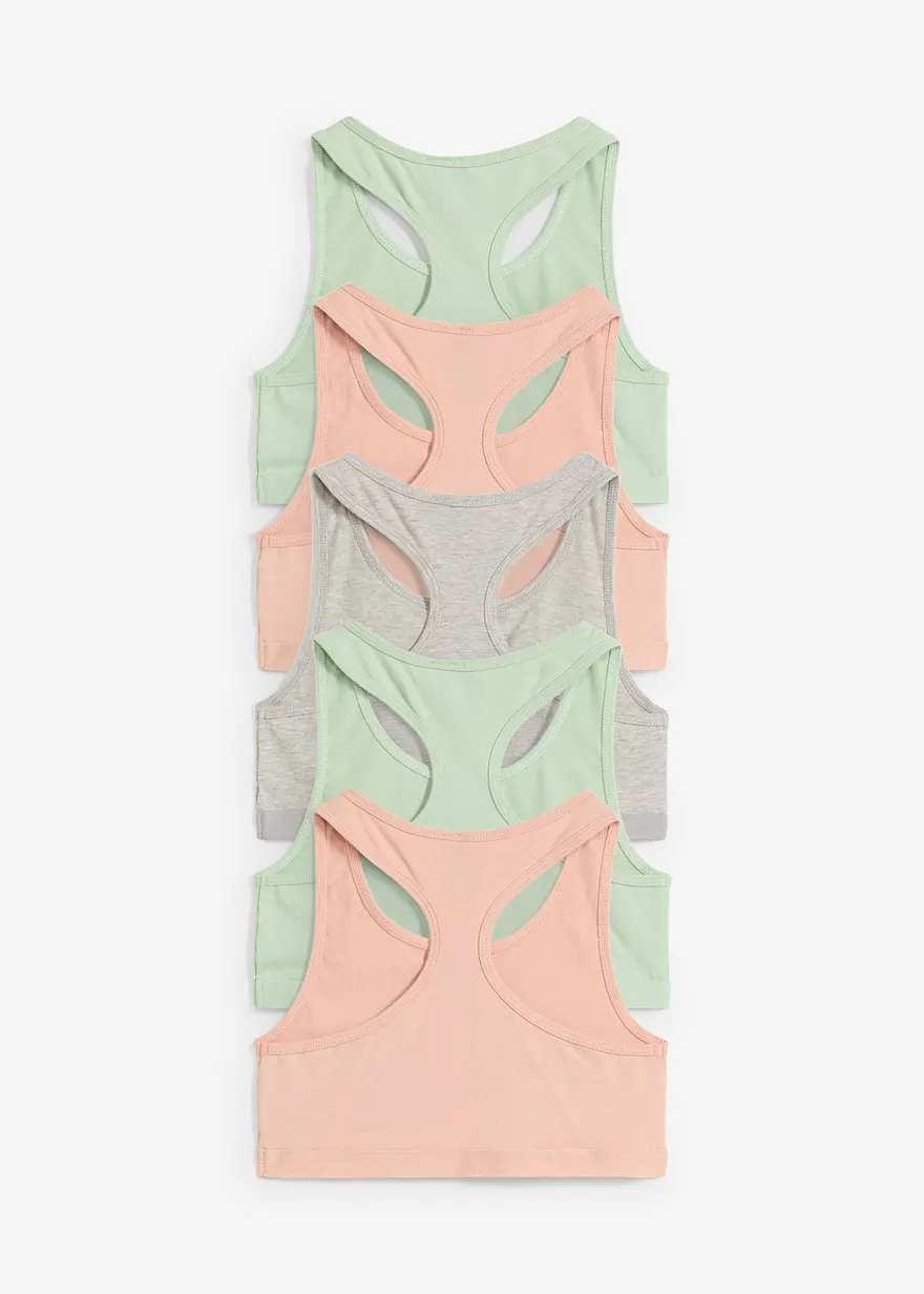 Bustier mit Bio-Baumwolle (5er Pack)
