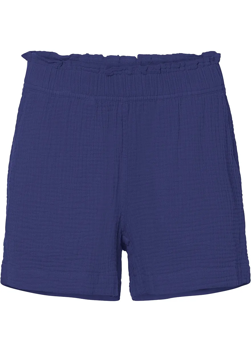 Musselin-Shorts aus reiner Baumwolle