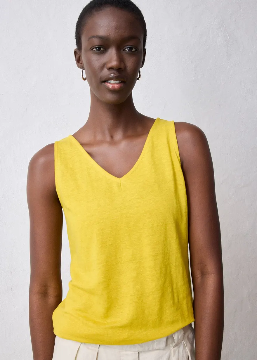 Tanktop aus Leinen