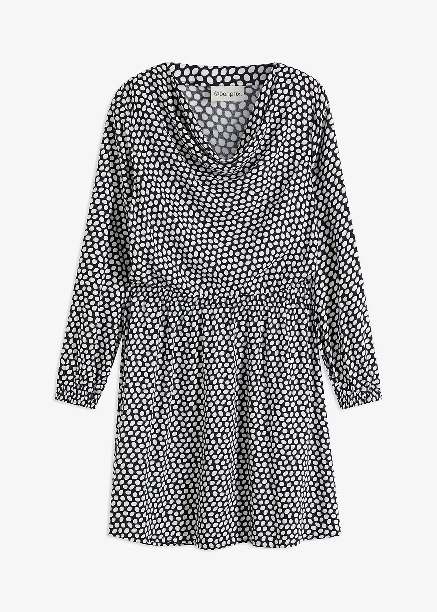 Minikleid aus strukturiertem Crêpe