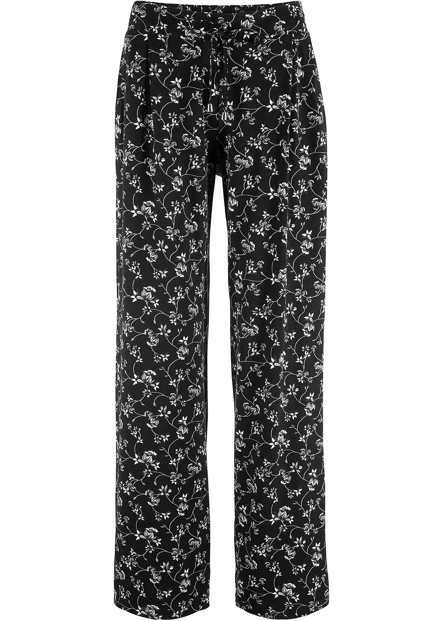 Palazzo-Hose aus Viskose-Mix