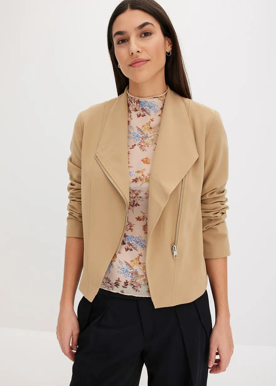 Blouson-Jacke in Biker-Form