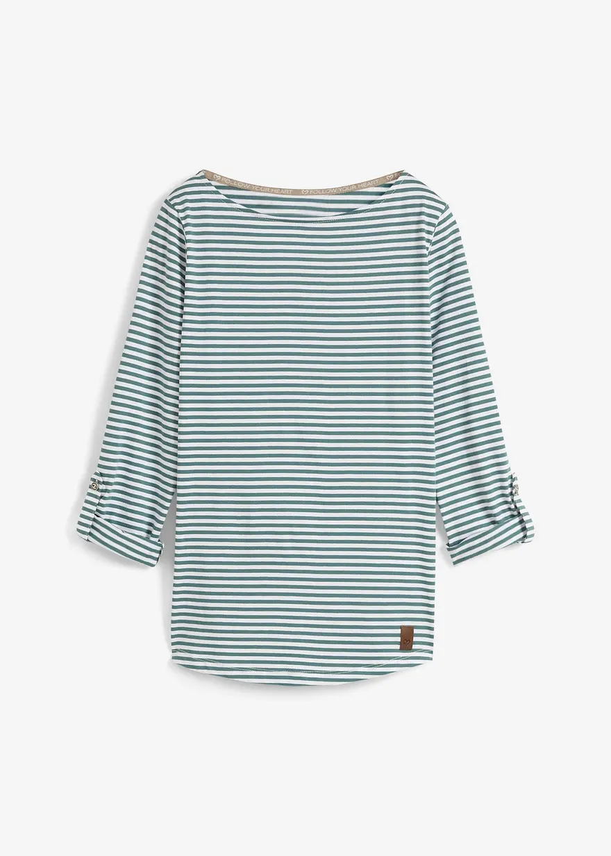 Langarmshirt aus reiner Baumwolle