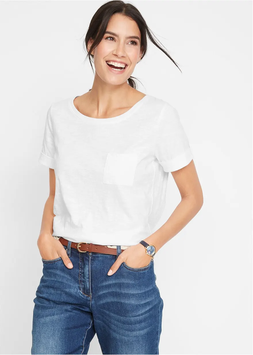 T-Shirt aus reiner Bio-Baumwolle