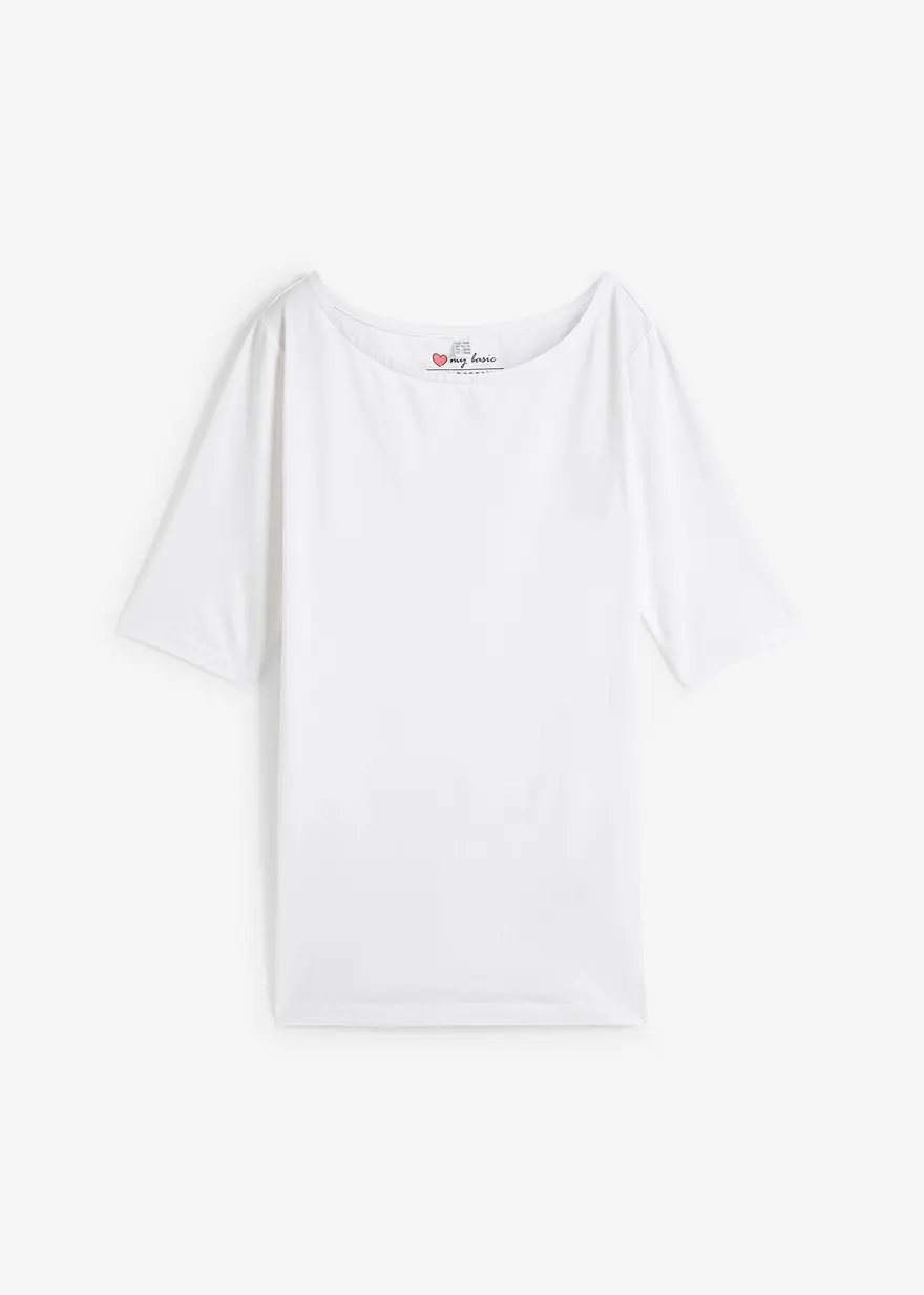U-Boot-Ausschnitt-Shirt