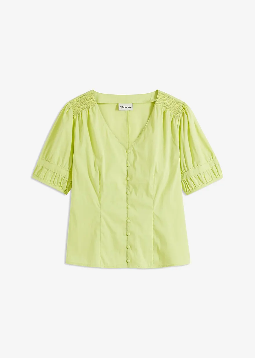 Bluse mit Puffärmeln