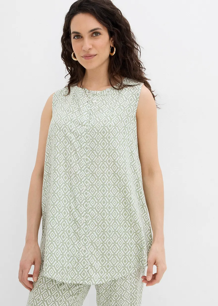 Longbluse aus softer Viskose