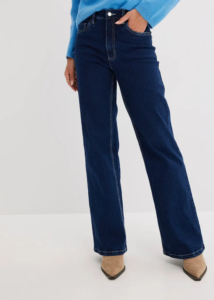 Wide Leg Jeans High Waist, Bio-Baumwolle