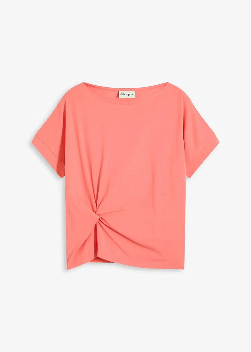 T-Shirt mit Knotendetail