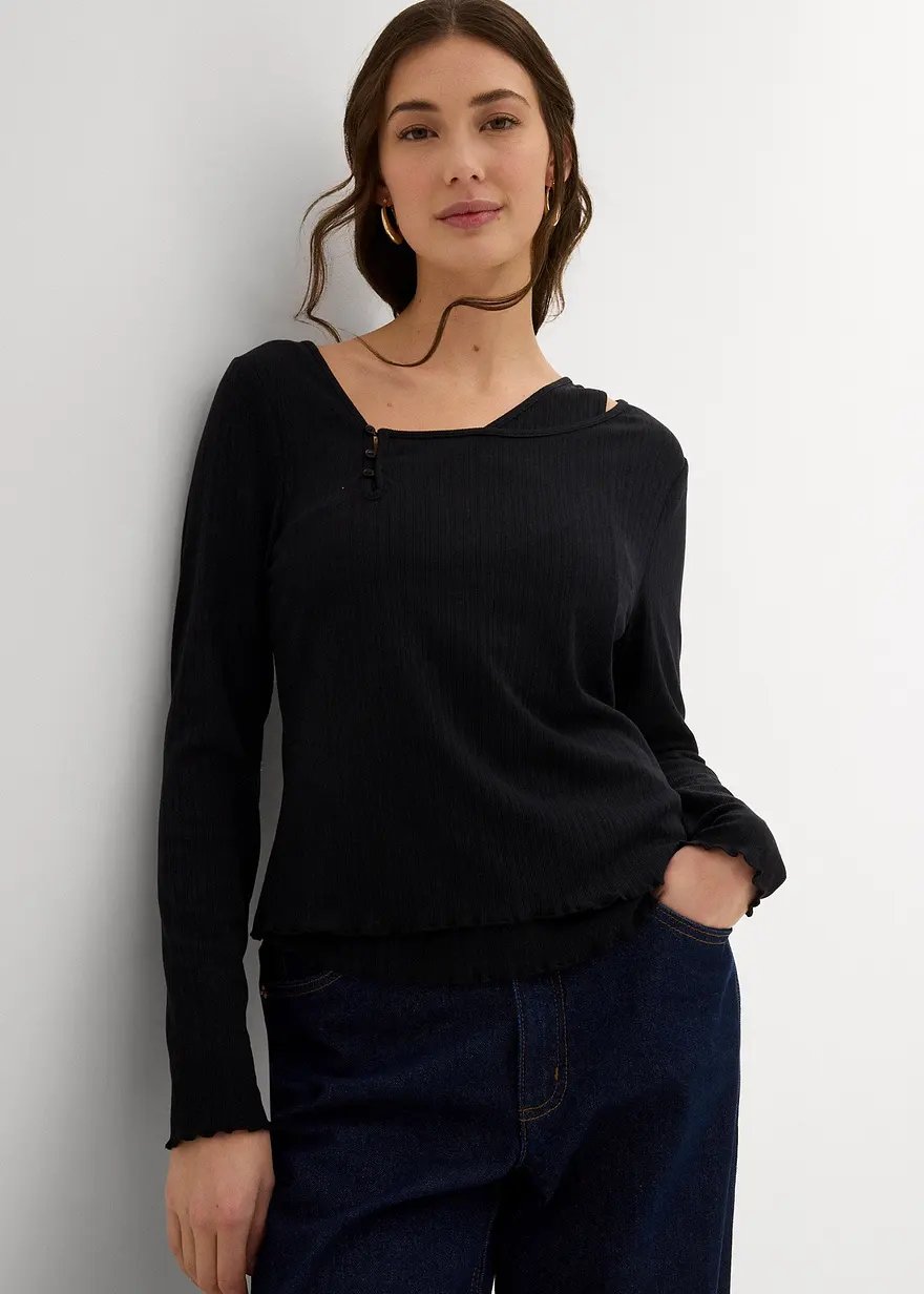 Langarmshirt 2 in 1