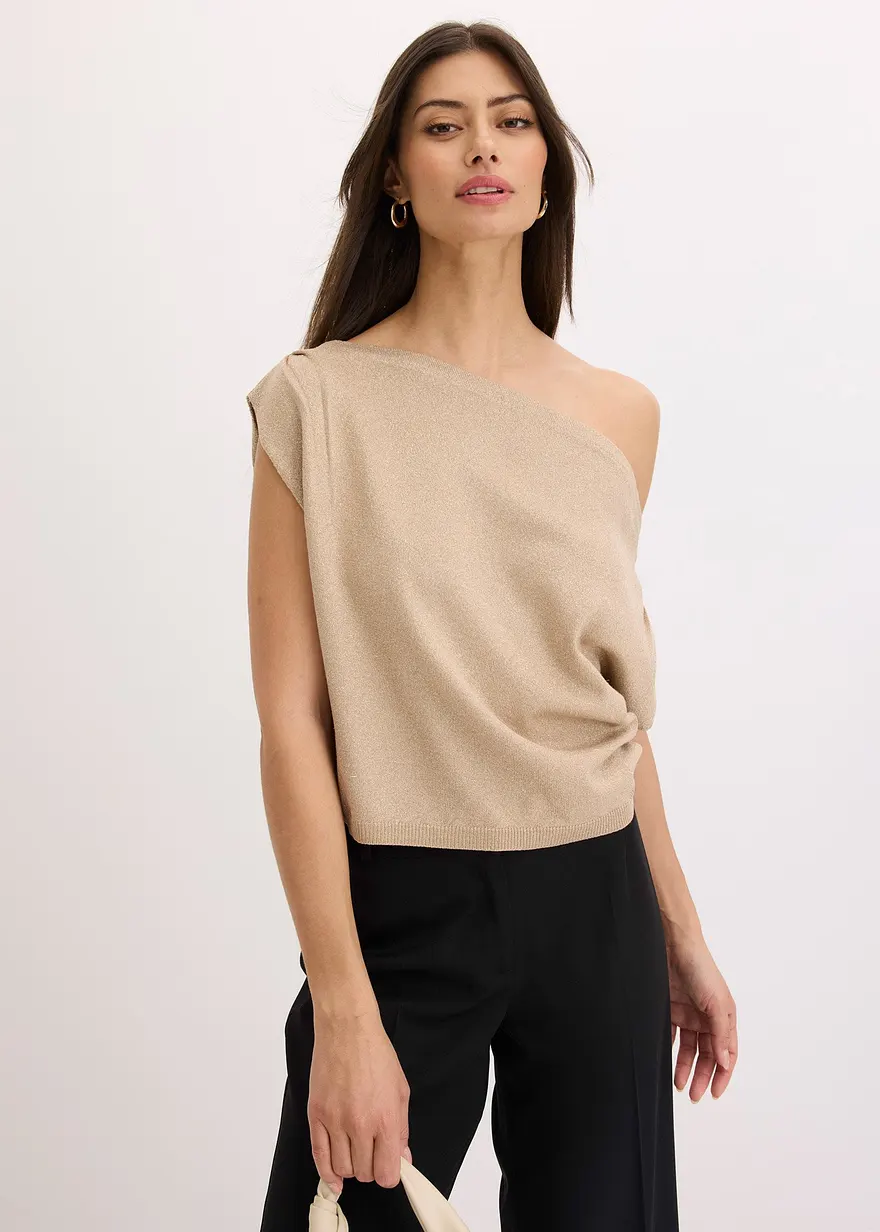 Shirt mit One-Shoulder