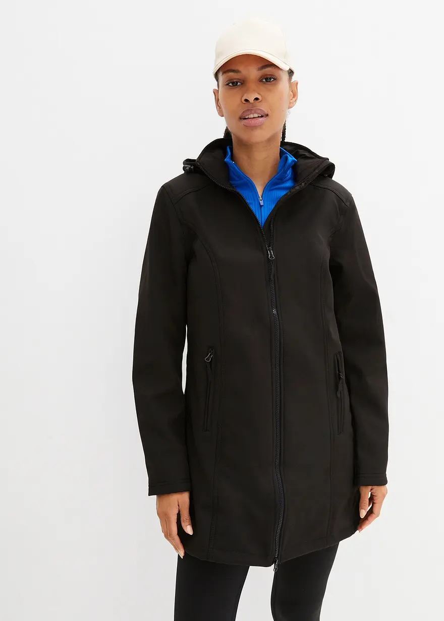 Softshell-Parka, wasserabweisend