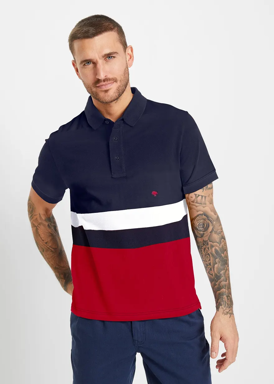 Piqué-Poloshirt aus reiner Bio-Baumwolle