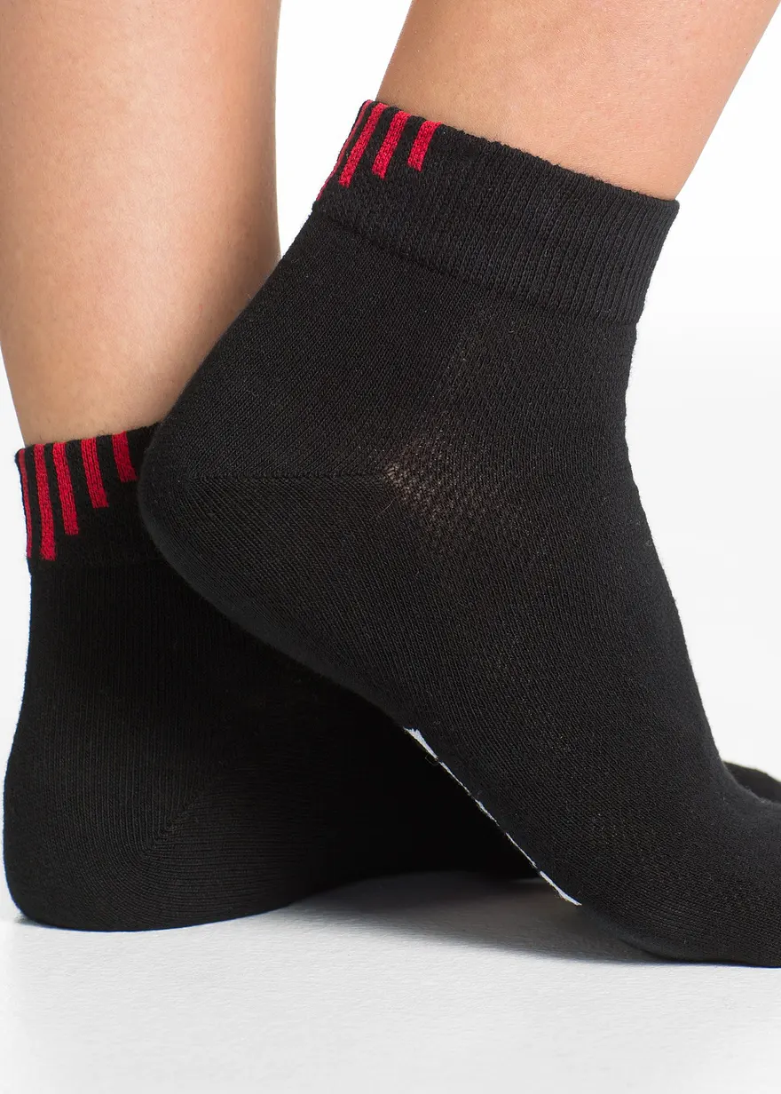 Sportsocken mit Schriftzug mit Bio-Baumwolle (5er Pack)