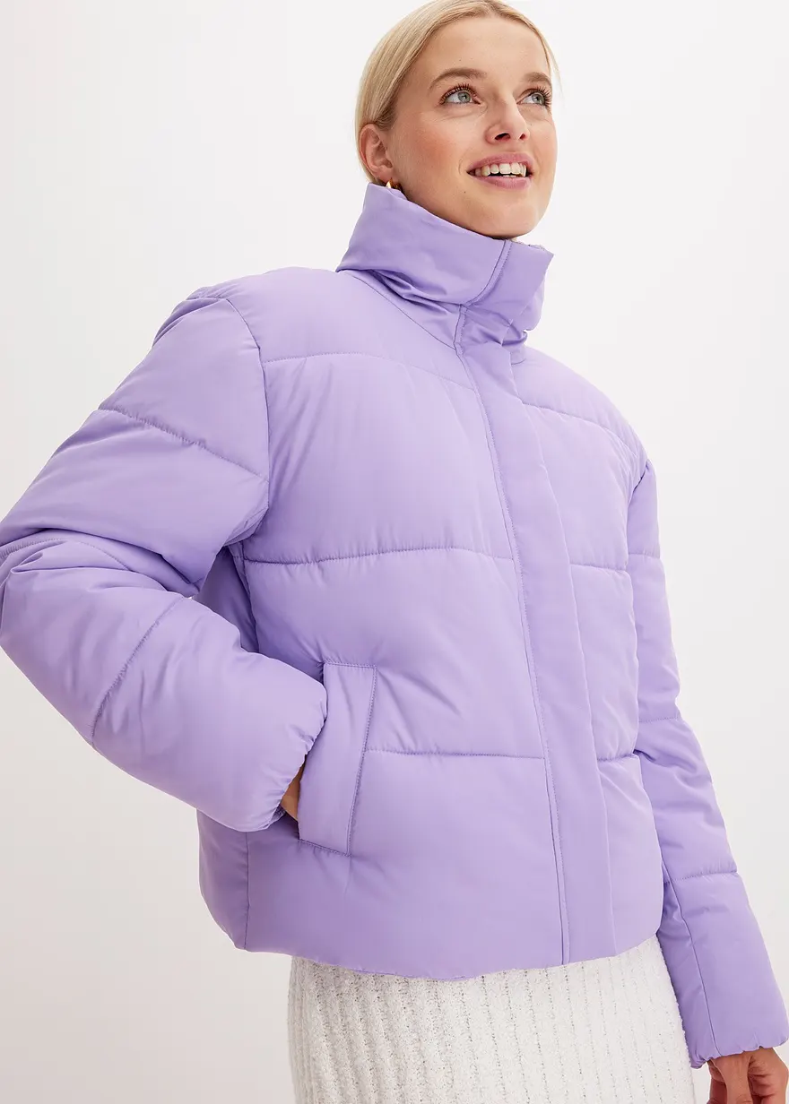 Steppjacke mit Stehkragen