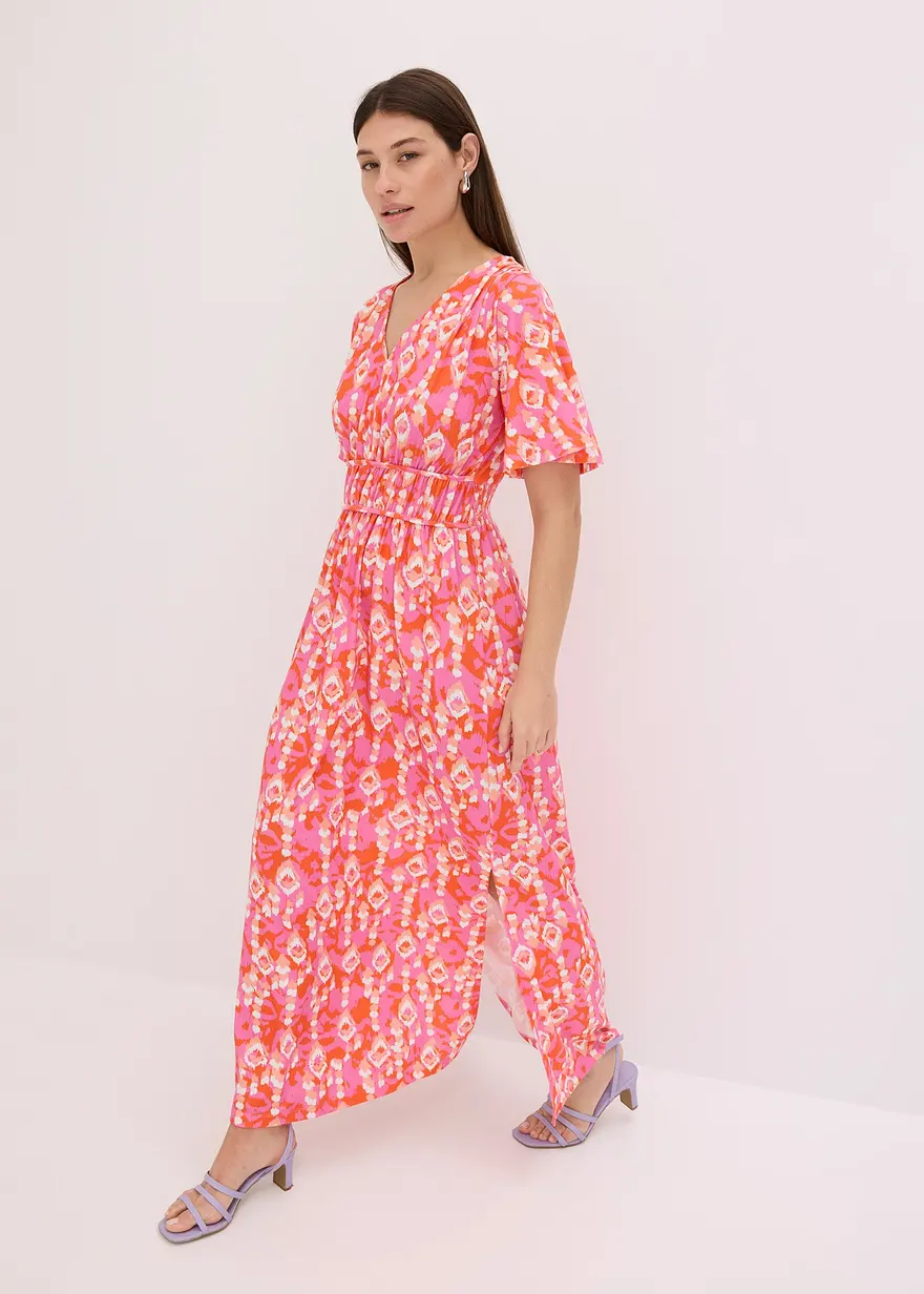 bedrucktes Maxikleid