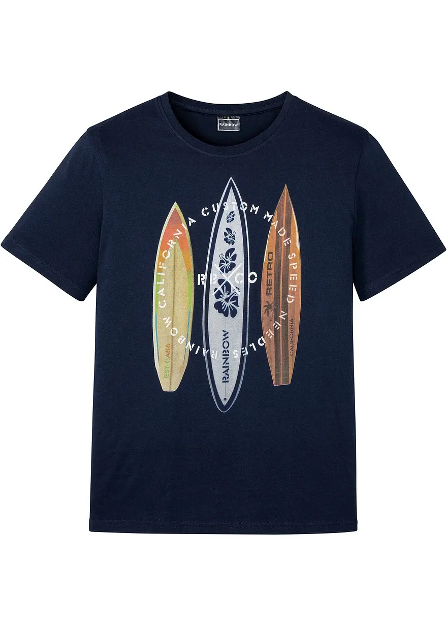 T-Shirt aus reiner Bio-Baumwolle, Slim Fit