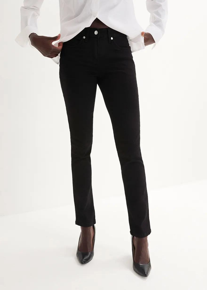 Slim-Fit-Jeans Mid Waist, Super Stretch