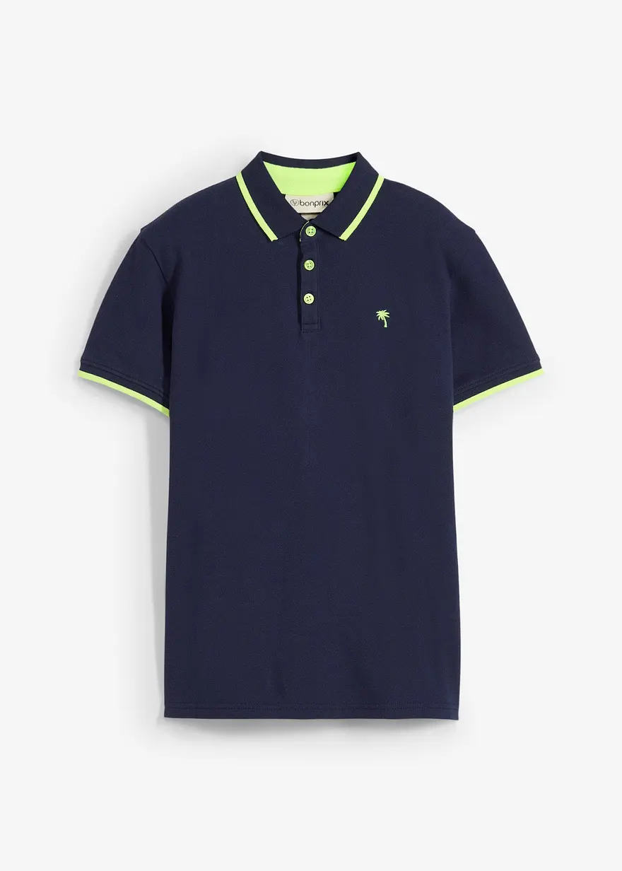 Pique-Poloshirt aus reiner Baumwolle