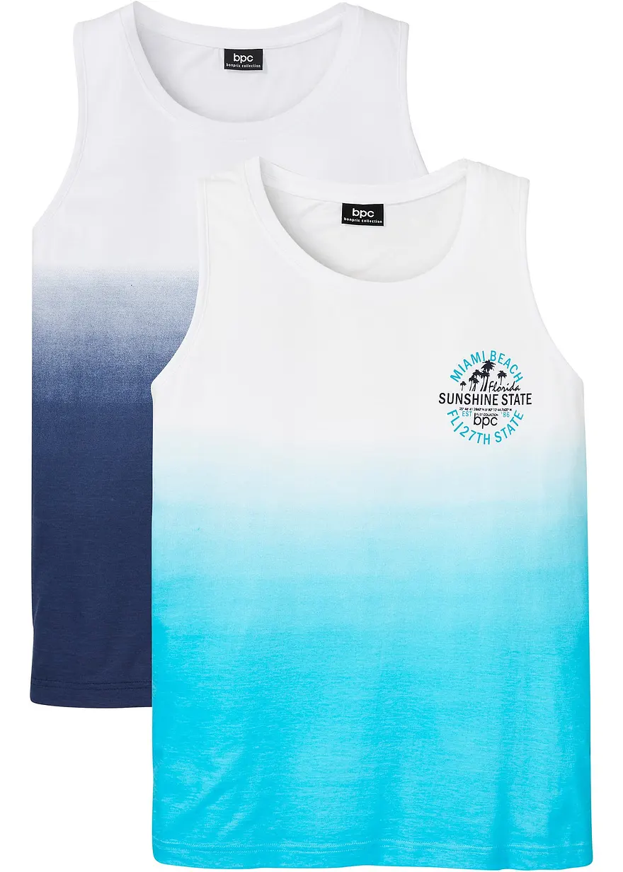Tanktop (2er Pack) aus reiner Baumwolle