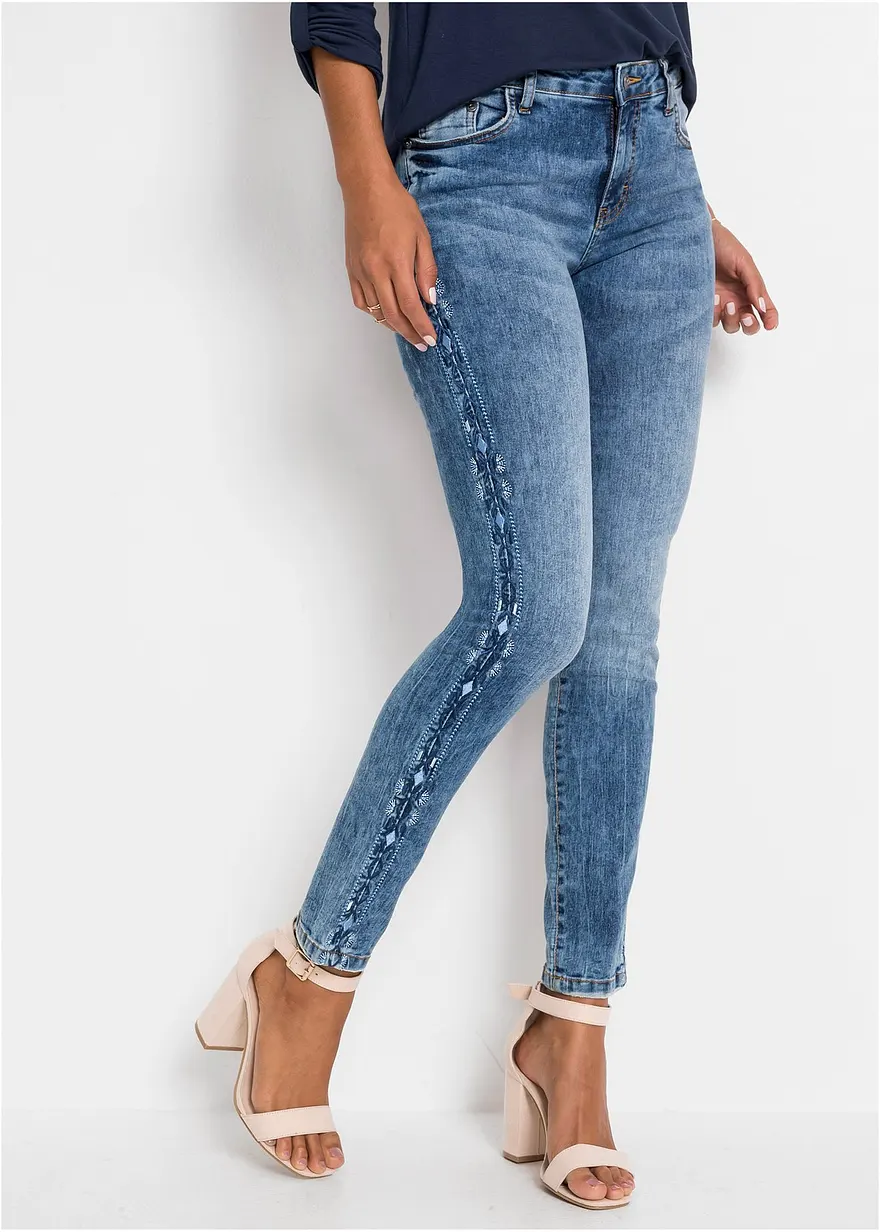 Skinny-Jeans Mid Waist, Stretch