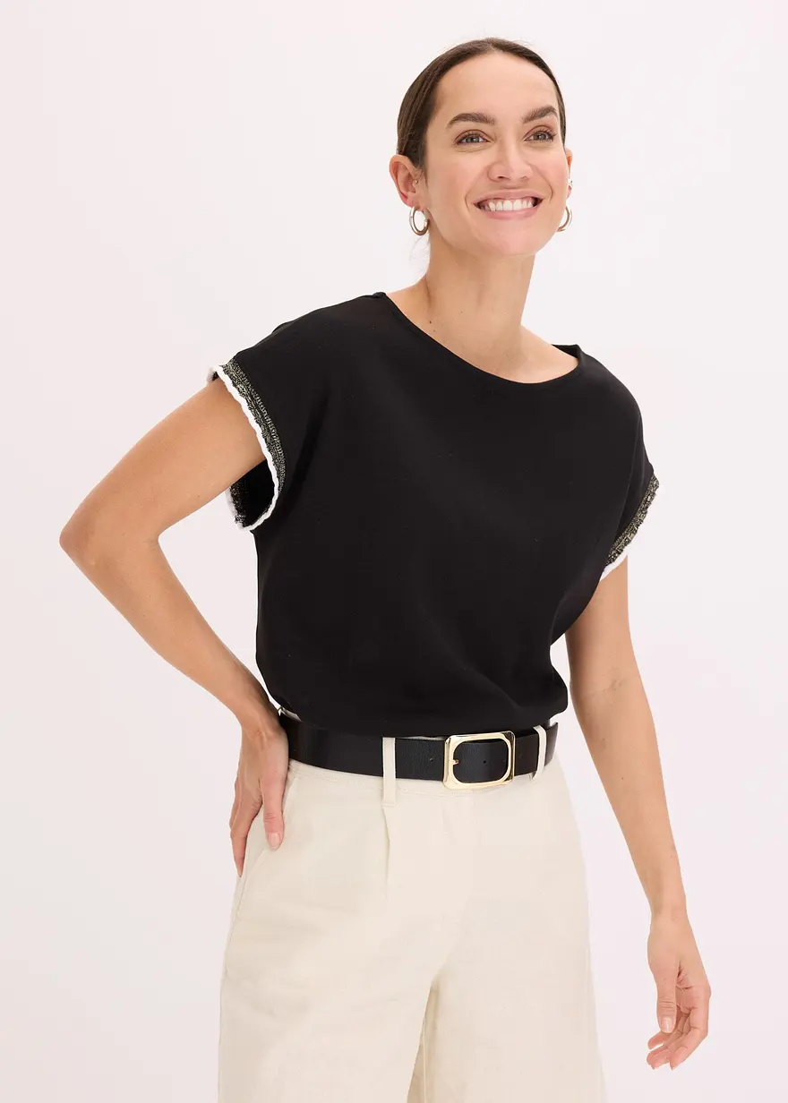 Shirt mit Verzierung