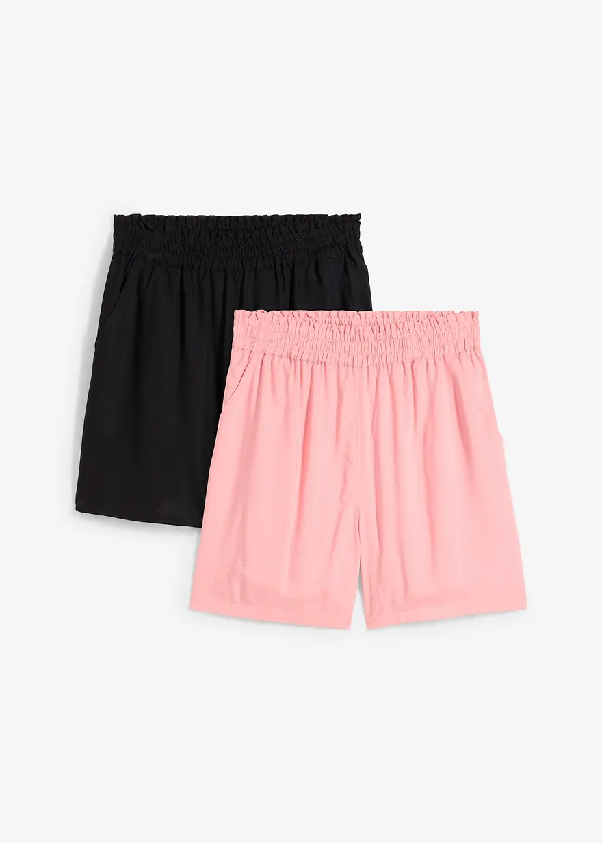 Schlupf-Shorts aus softer Viskose (2er Pack)