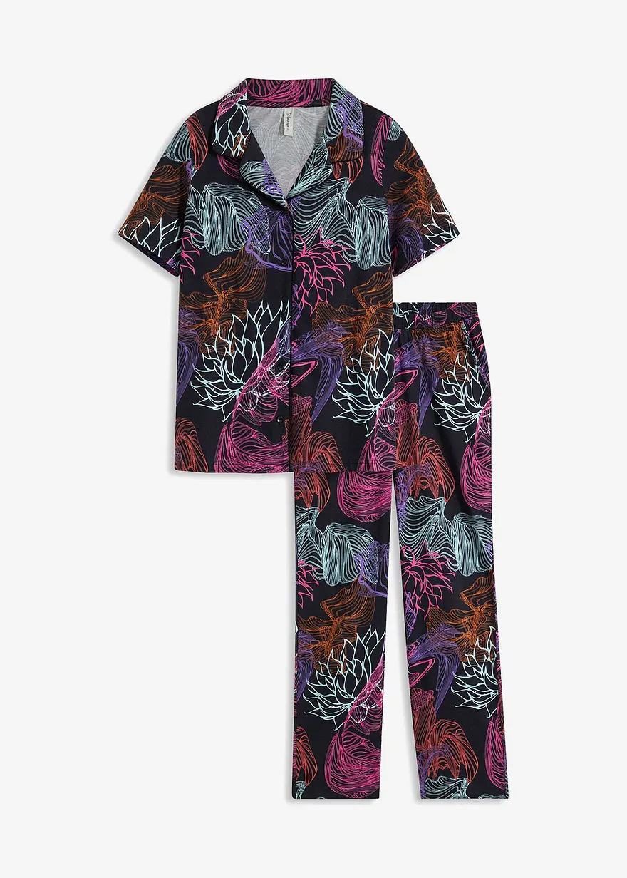 Pyjama mit Knopfleiste